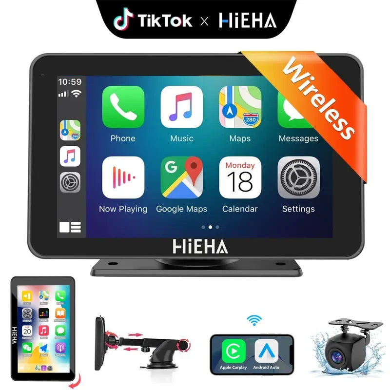 HiEHA Wireless CarPlay Stereo