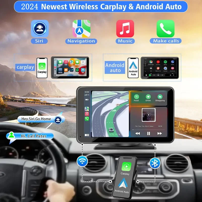 HiEHA Wireless CarPlay Stereo