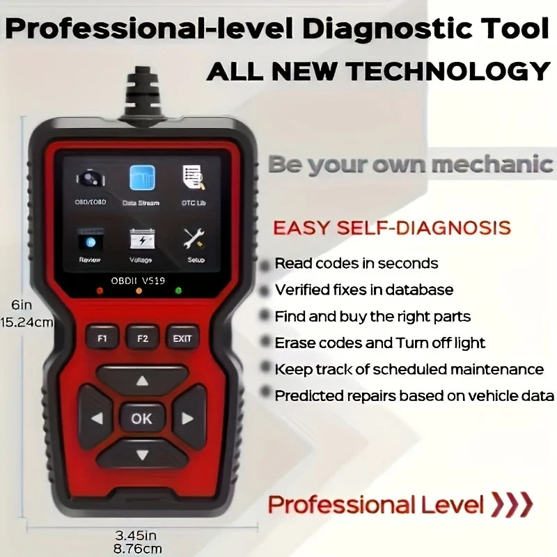 Professional OBD2 Diagnostic Scanner