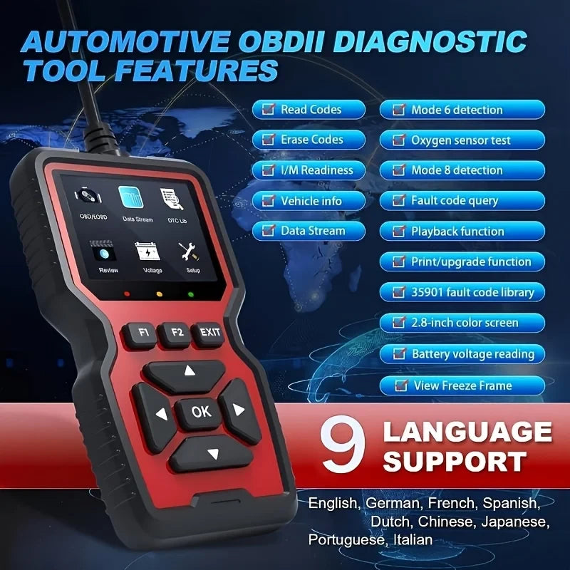 Professional OBD2 Diagnostic Scanner