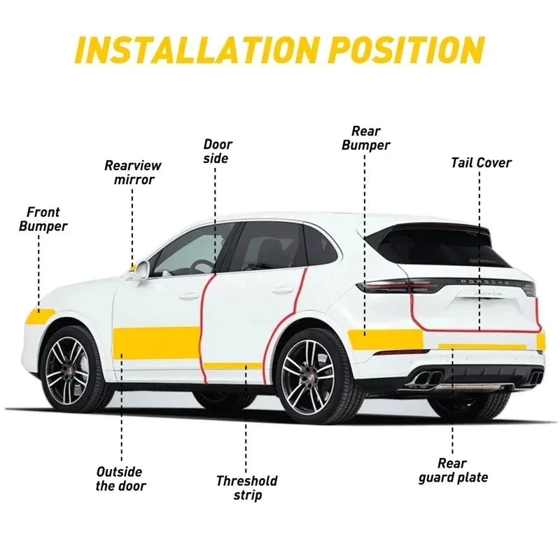 Nano Carbon Fiber Door Protector